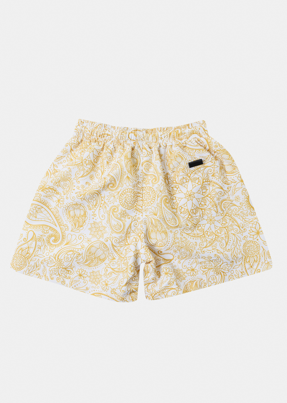 Yellow Boys Swimwear w/ Paisley Pattern